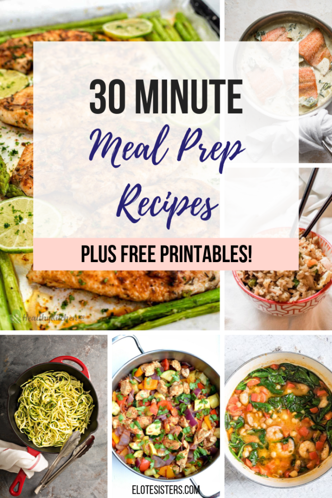 30 Minute Meal Prep Recipes - Sweet Peas and Saffron