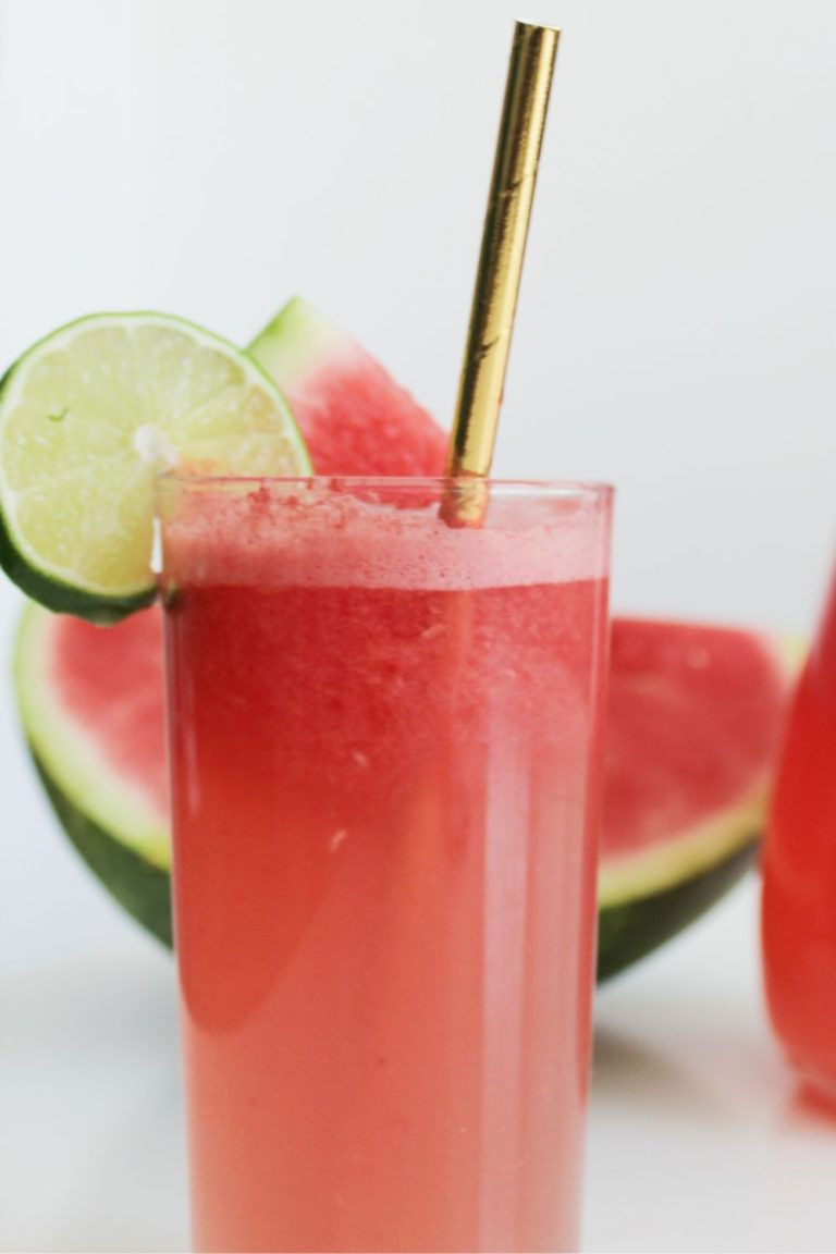 How to Make Mexican Watermelon Water (Sandia Agua Fresca) - Elote Sisters