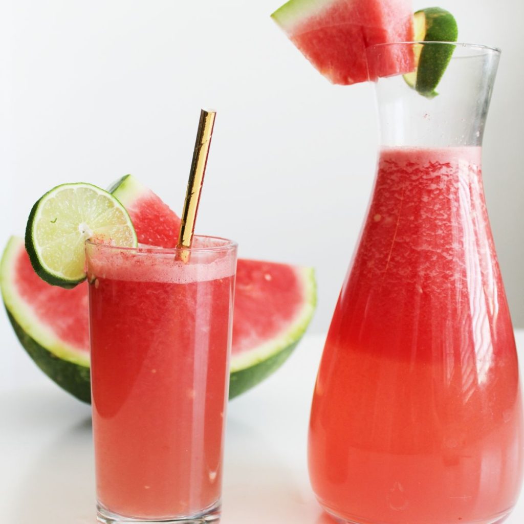 How to Make Mexican Watermelon Water (Sandia Agua Fresca) - Elote Sisters